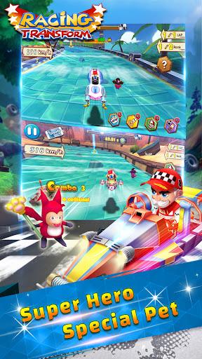 Racing Transform - Sky Race - Gameplay image of android game