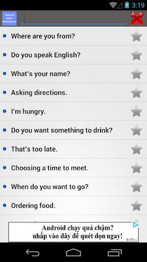 Daily English Conversation - Image screenshot of android app
