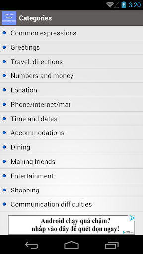Daily English Conversation - Image screenshot of android app