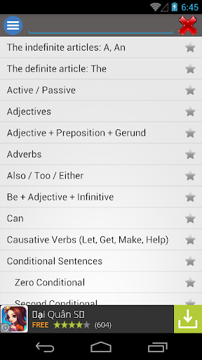 English Grammar Handbook Free - Image screenshot of android app
