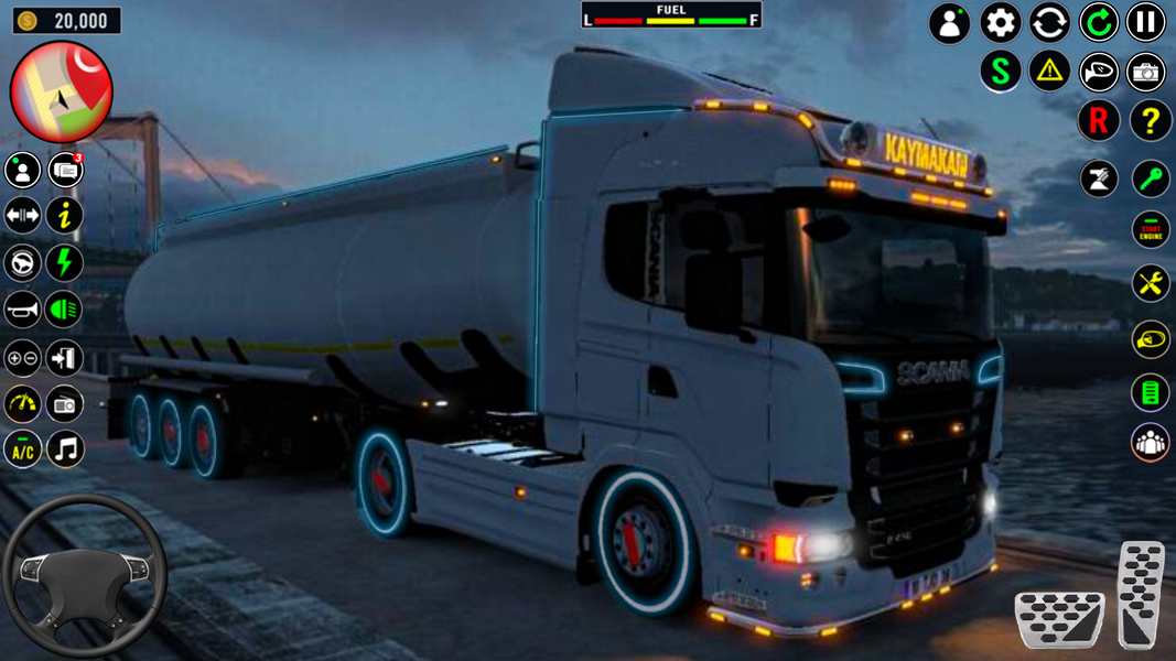 Real City Cargo Truck Driving - عکس بازی موبایلی اندروید