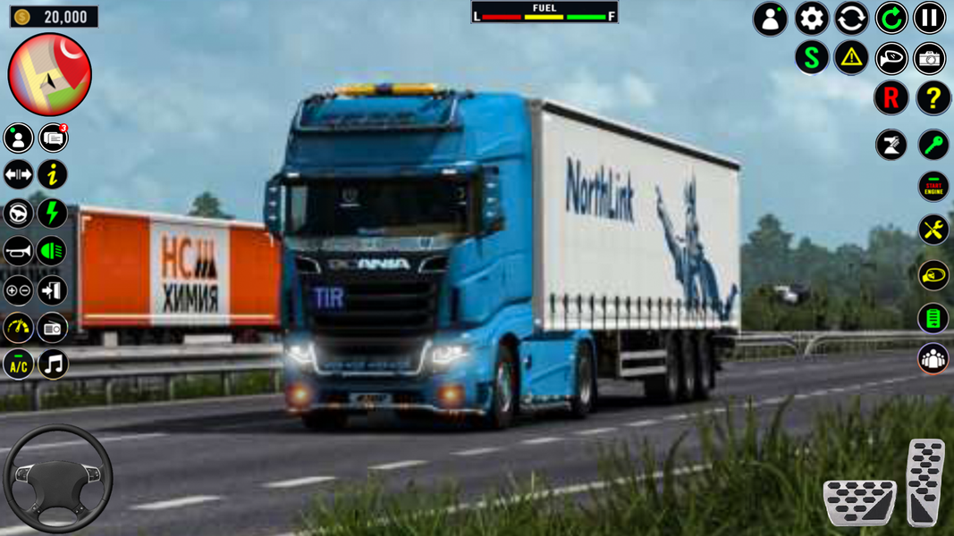 Real City Cargo Truck Driving - عکس بازی موبایلی اندروید