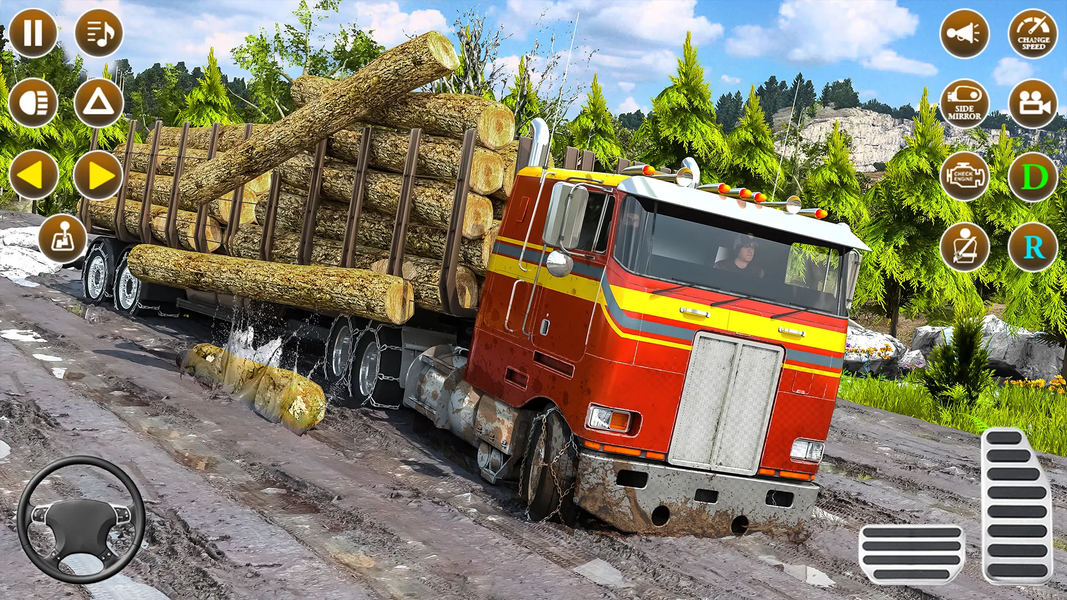 Offroad Mud Truck ۳D Simulator - عکس بازی موبایلی اندروید