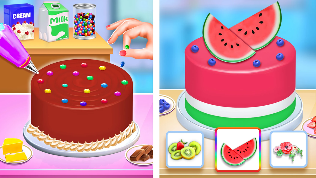 Birthday Cake Maker: Cake Game - عکس بازی موبایلی اندروید