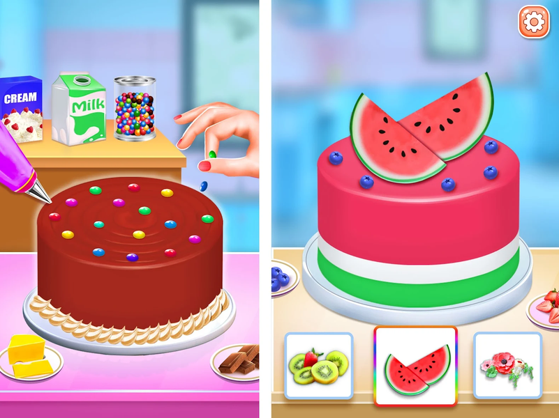Birthday Cake Maker: Cake Game - عکس بازی موبایلی اندروید