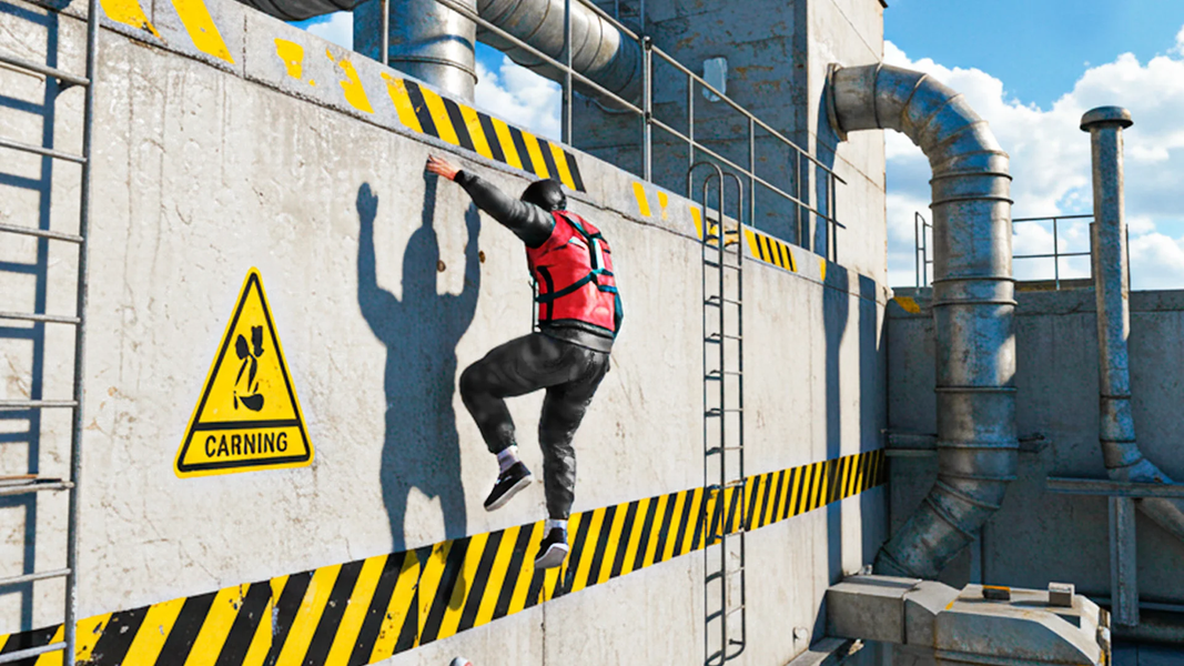 Going Up Parkour Rooftop Jump - عکس بازی موبایلی اندروید