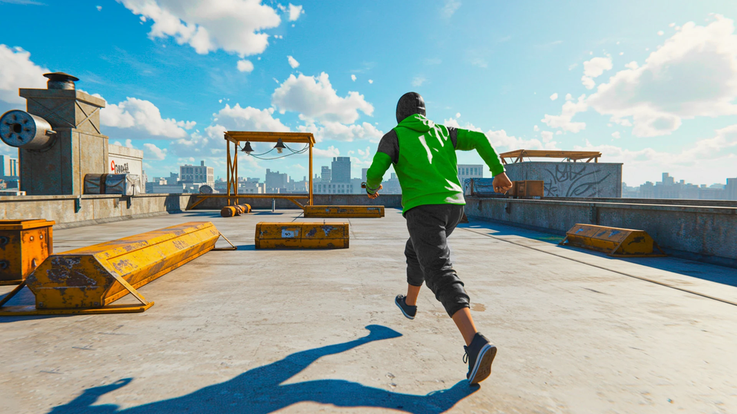 Going Up Parkour Rooftop Jump - عکس بازی موبایلی اندروید