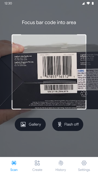 QR and Barcode Scanner - Image screenshot of android app