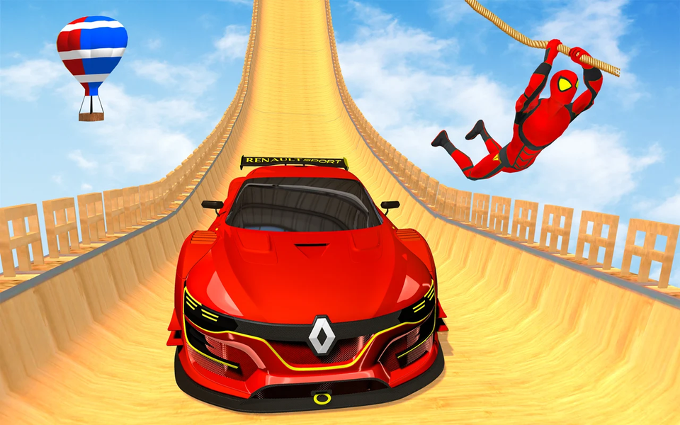 Superhero Mega Ramp Car Stunt - عکس برنامه موبایلی اندروید