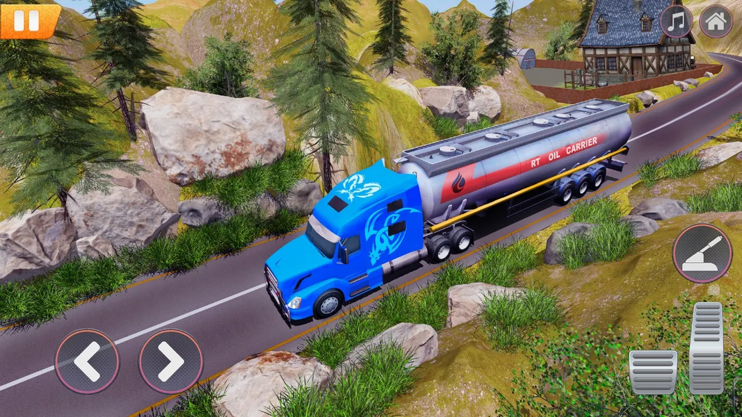 American Truck Cargo Transport - Gameplay image of android game