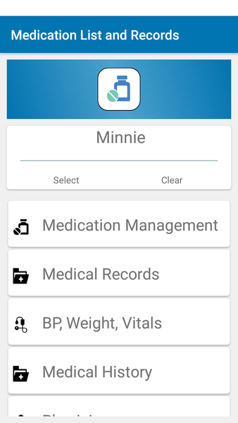 Medication List & Medical Reco - عکس برنامه موبایلی اندروید