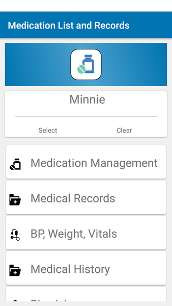 Medication List & Medical Reco - Image screenshot of android app