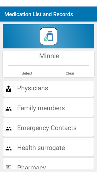 Medication List & Medical Reco - Image screenshot of android app