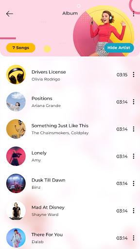 Music player - Image screenshot of android app