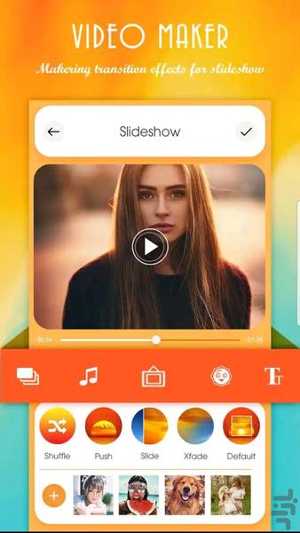 کلیپ ساز-🔥عکس به فیلم-حرفه ای - عکس برنامه موبایلی اندروید