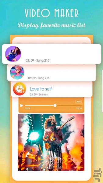 کلیپ ساز-🔥عکس به فیلم-حرفه ای - عکس برنامه موبایلی اندروید