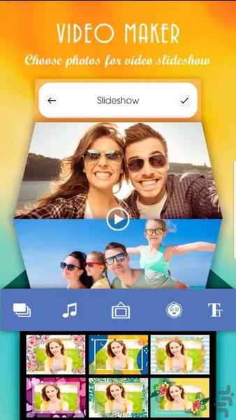 کلیپ ساز-🔥عکس به فیلم-حرفه ای - عکس برنامه موبایلی اندروید