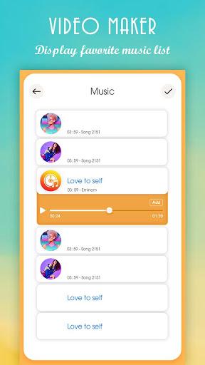 Video maker - Image screenshot of android app