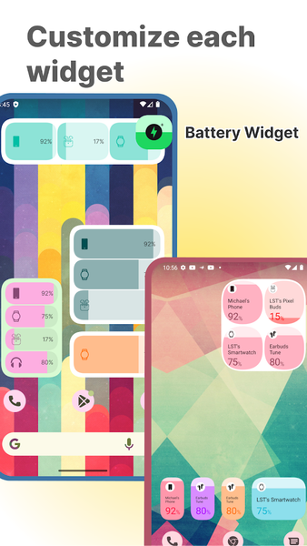 Battery Widget - عکس برنامه موبایلی اندروید