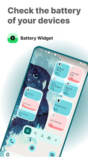 Battery Widget - عکس برنامه موبایلی اندروید