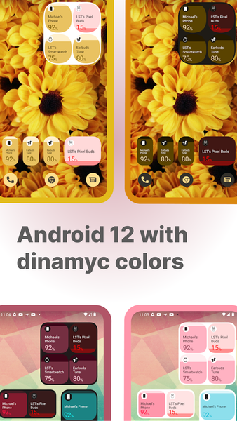 Battery Widget - عکس برنامه موبایلی اندروید
