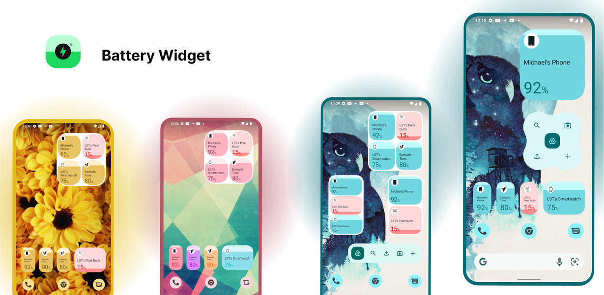 Battery Widget - عکس برنامه موبایلی اندروید