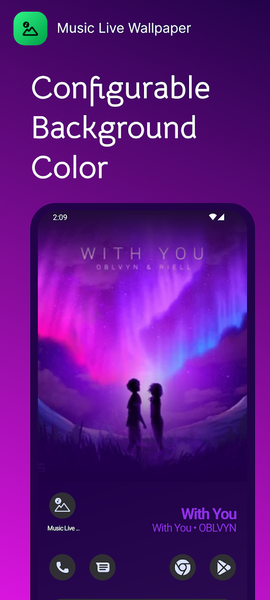 Music Live Wallpaper - عکس برنامه موبایلی اندروید