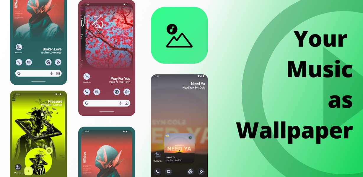 Music Live Wallpaper - عکس برنامه موبایلی اندروید