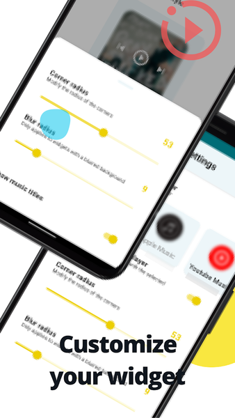Music Widget Android - عکس برنامه موبایلی اندروید