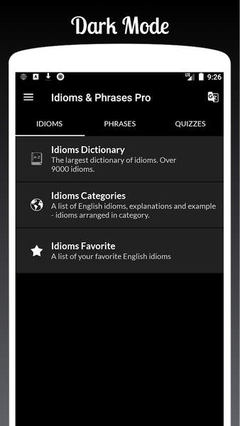 English Idioms & Phrases - عکس برنامه موبایلی اندروید