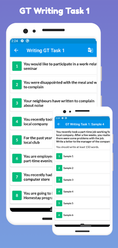 IELTS Practice Band 9 - Image screenshot of android app