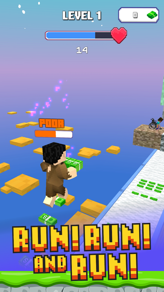 Craft Runner - Money Run 3D - Image screenshot of android app