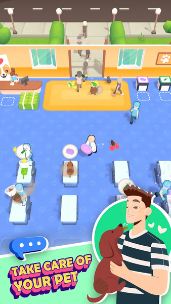 Pets Hospital Simulation - Gameplay image of android game