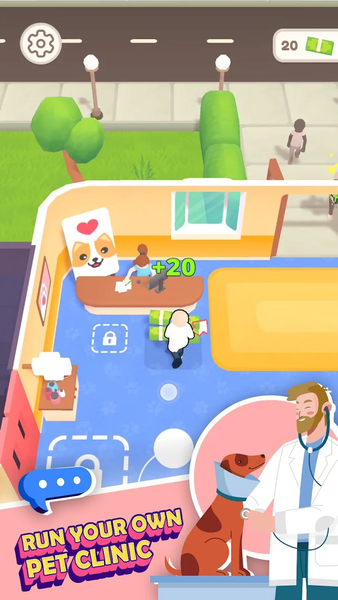 Pets Hospital Simulation - Gameplay image of android game