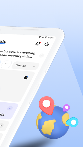 Language Translator App - عکس برنامه موبایلی اندروید