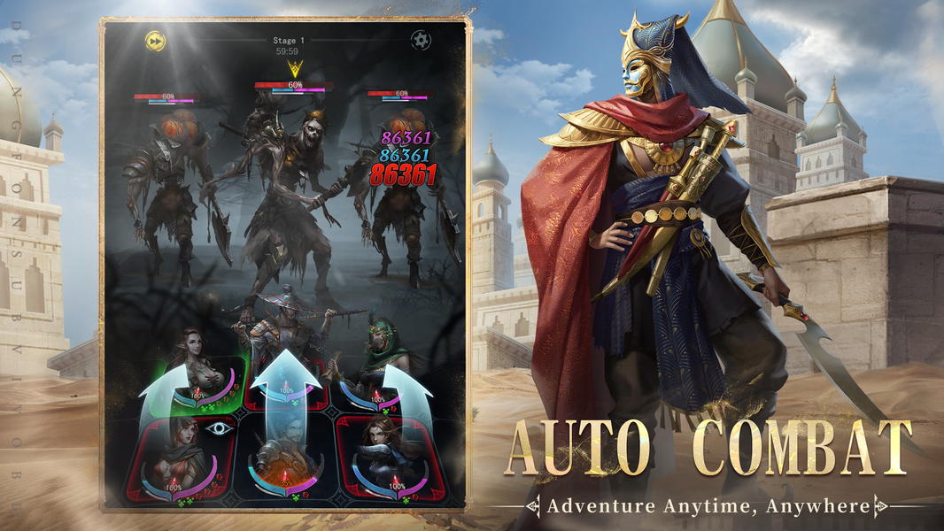 Dungeon SurvivorⅢ:Dark Genesis - عکس برنامه موبایلی اندروید