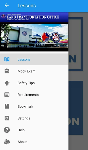 LTO Driver's License Test Revi - عکس برنامه موبایلی اندروید