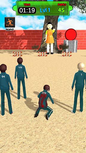 Red light green light game 3D - Gameplay image of android game