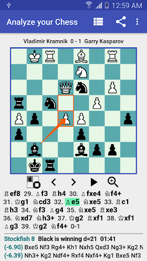 Analyze your Chess - Gameplay image of android game