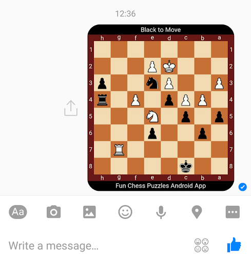Fun Chess Puzzles - Gameplay image of android game