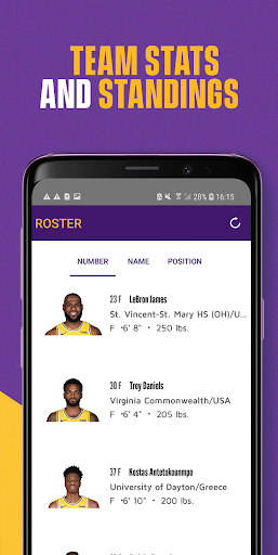 LA Lakers Official App - عکس برنامه موبایلی اندروید