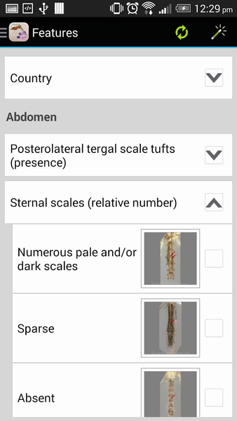 Malaria Vectors - Image screenshot of android app