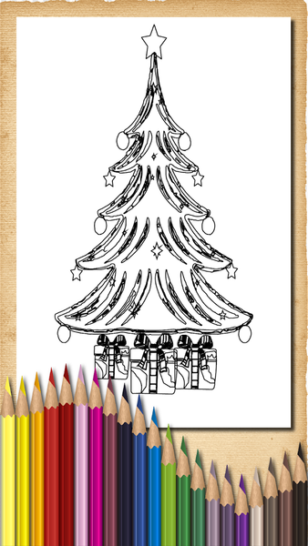 Christmas Coloring Book 2021 - Image screenshot of android app