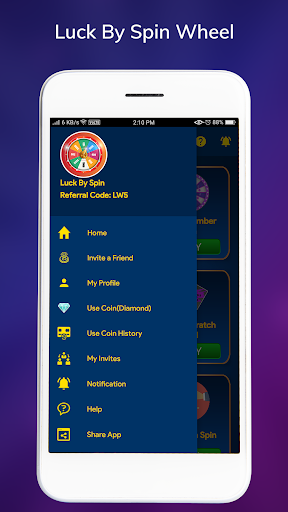 Luck By Spin - Lucky Spin Wheel - Gameplay image of android game