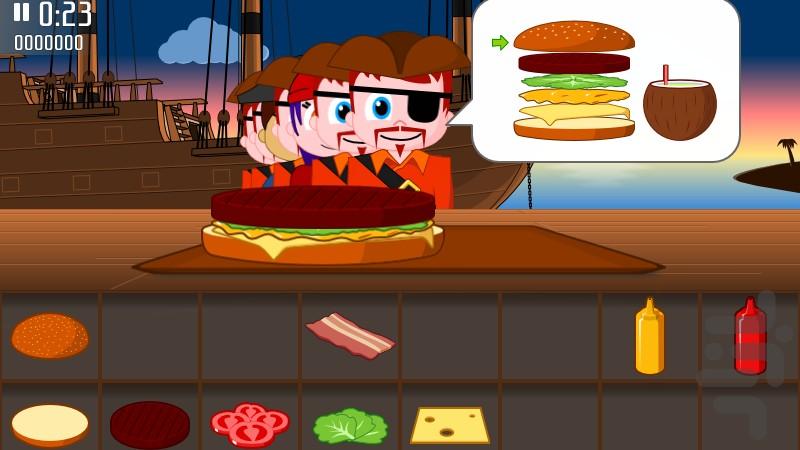 بازی برگرچی | سرگرمی - Gameplay image of android game