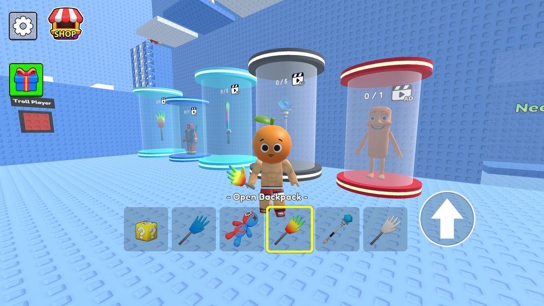 Lucky Slap Tower: Troll IQ - Gameplay image of android game