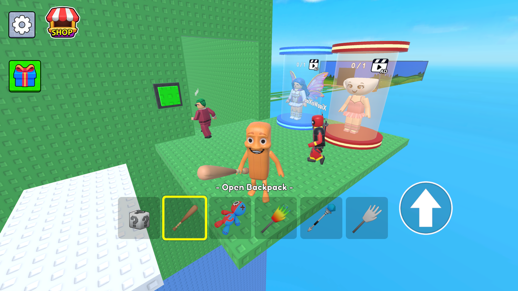 Lucky Slap Tower: Troll IQ - Gameplay image of android game