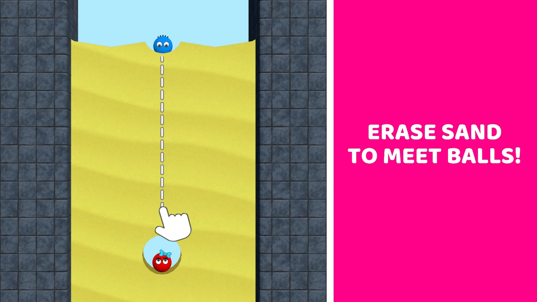 Lucky Balls - Erase sand game - عکس بازی موبایلی اندروید