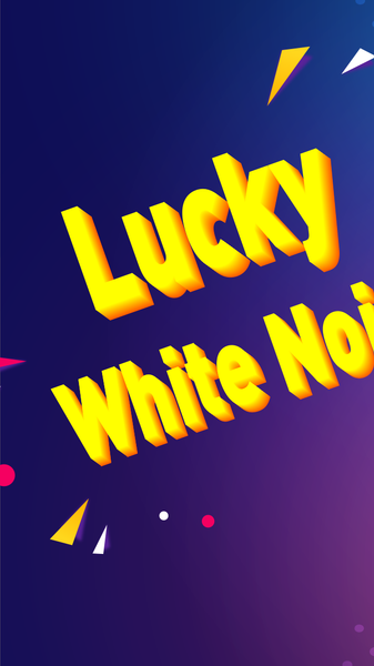 Lucky White Noise-Sleep app - عکس برنامه موبایلی اندروید