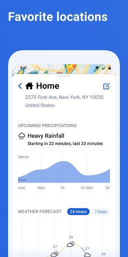 Rain Viewer: Weather Radar Map - عکس برنامه موبایلی اندروید